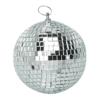 10cm Silver Mirror Ball (4″) with 7mm Facets