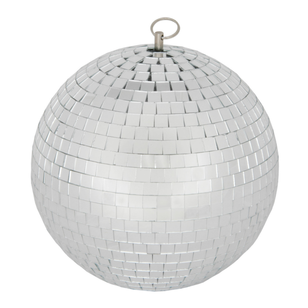 20cm Mirror Ball with Rotating Motor & RGBW Pinspot - Image 5
