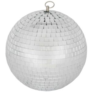10cm small silver mirror ball with 7mm facets, 4 inch disco ball