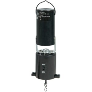 Battery powered portable mirror ball motor for balls up to 2kg