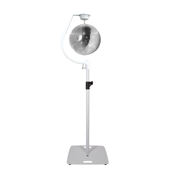30CM 5x5mm Facet Mirror Ball With Hanging Bracket And Stand