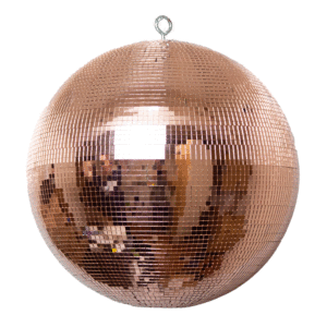 30cm Rose Gold Mirror Ball with 5x5mm Facets