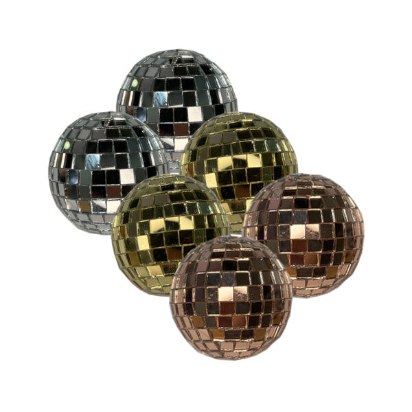 5CM Gold Mirror Ball (2″) - Image 8