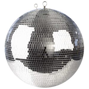 40cm professional silver mirror ball with 10mm facets, 16 inch