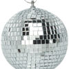 10cm Silver Mirror Ball (4″) with 7mm Facets - Image 5