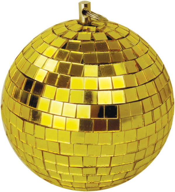 5CM Gold Mirror Ball (2″) - Image 2