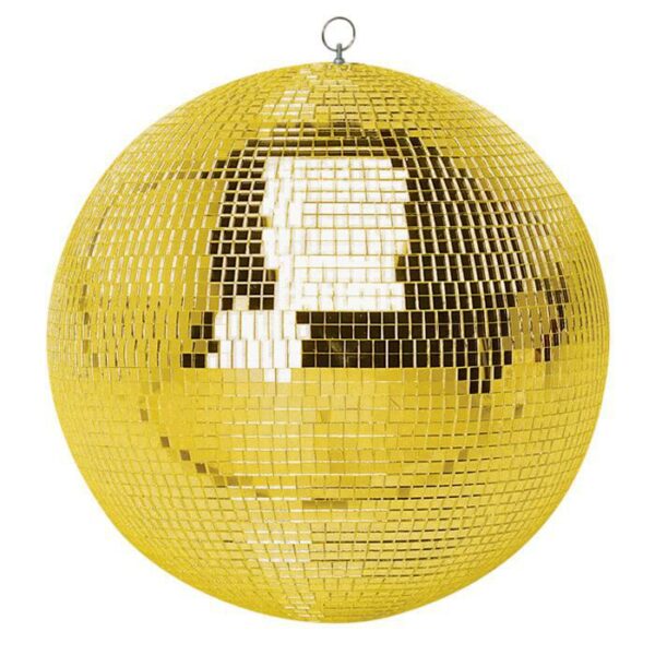 40CM Gold Mirror Ball (16″) with 10mm Facets - Image 3