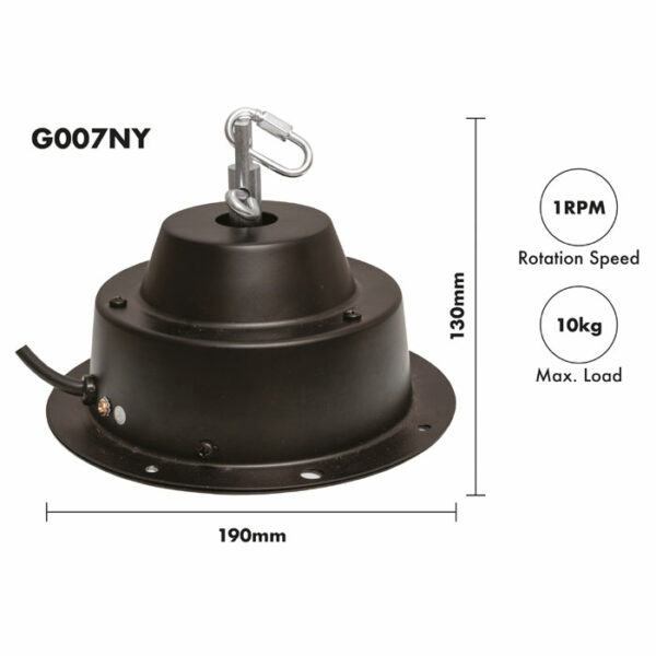 1 RPM Mirror Ball Motor Up To 10kg - Image 2
