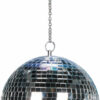 8 Inch Mirror Ball Kit With Ceiling Mounted Battery LED Motor - Image 2