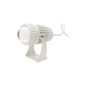 FxLab 5W LED pinspot light in white housing for mirror ball lighting