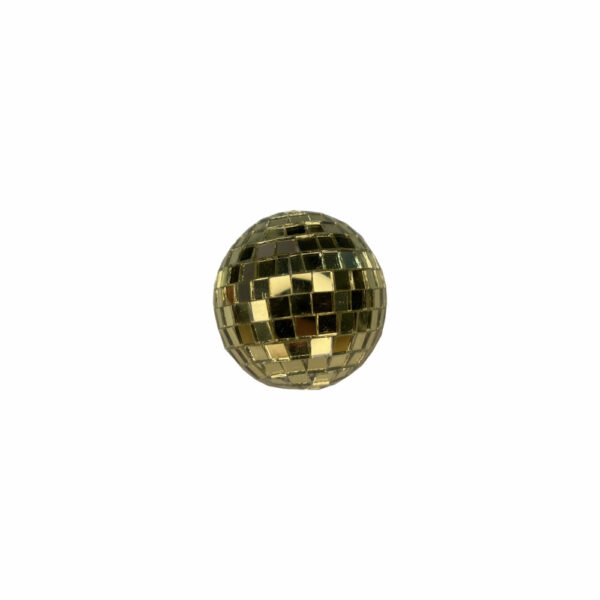 Pack Of 3 5cm Mirror Balls Silver, Rose Gold, Gold - Image 2