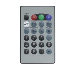 LEDJ IR Remote for Quad Fixtures (RGBW / RGBA / RGBUV)