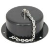 30cm Rose Gold Mirror Ball with Rotating Motor & RGBW Pinspot - Image 2