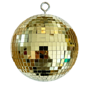 15cm Gold Mirror Ball