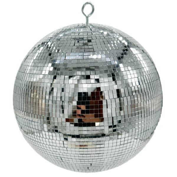25cm Silver Mirror Ball (10″) with 5mm Facets - Image 3
