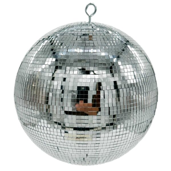 25cm Silver Mirror Ball 5mm Facets