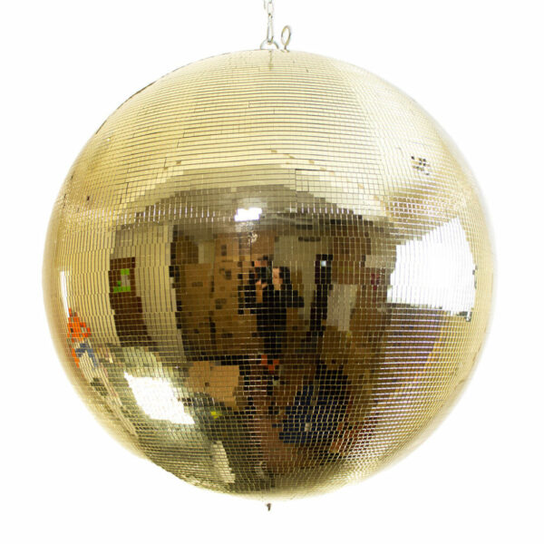 Gold 40cm Mirrorball 5x5mm Kit - Image 2