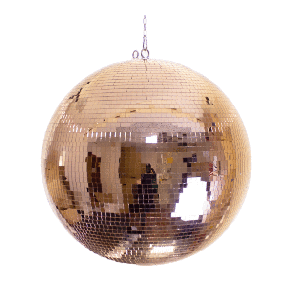 50cm Professional Rose Gold Mirror Ball (20″) with 10mm Facets - Image 2