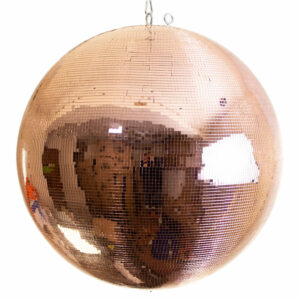 50cm Professional Rose Gold Mirror Ball (20″) with 5mm Facets