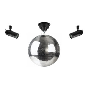 50cm Professional Disco Ball with 2 x RGBW Lights