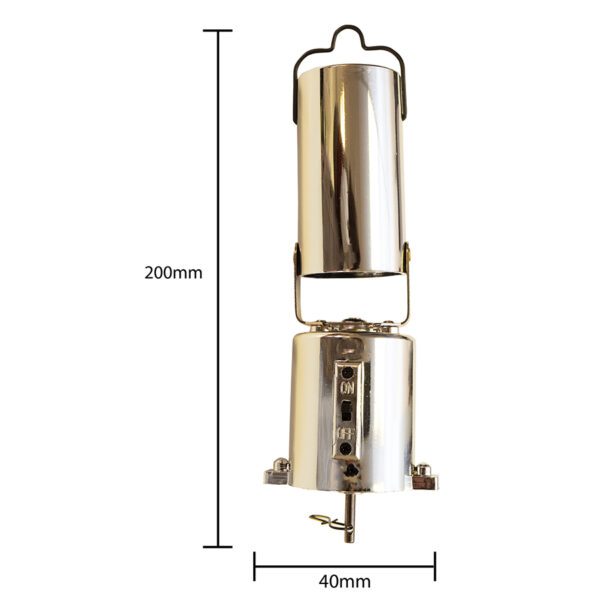 Battery Powered Mirror Ball Motor For Up To 2kg - Silver - Image 2