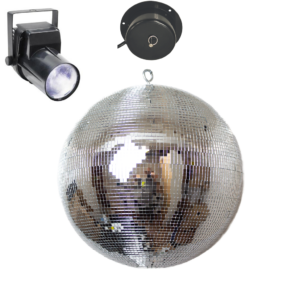 30cm 5x5mm Silver Mirror Ball Kit.