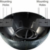 Half Mirror Ball 20cm - With Built In Motor - 2.5RPM - Image 2