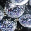 10cm Silver Mirror Ball (4″) with 7mm Facets - Image 3