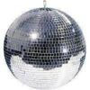 10cm Silver Mirror Ball (4″) with 7mm Facets - Image 4