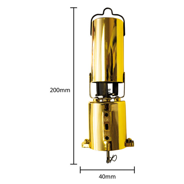Battery Powered Mirror Ball Motor For Up To 2kg - Gold - Image 2